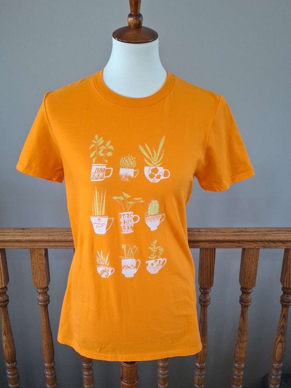 Anvil Orange Crewneck Tee